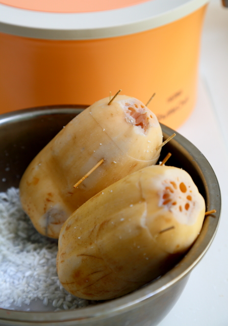 桂花糯米藕怎样做颜色红亮又酥烂入味学会了给端午节加道菜