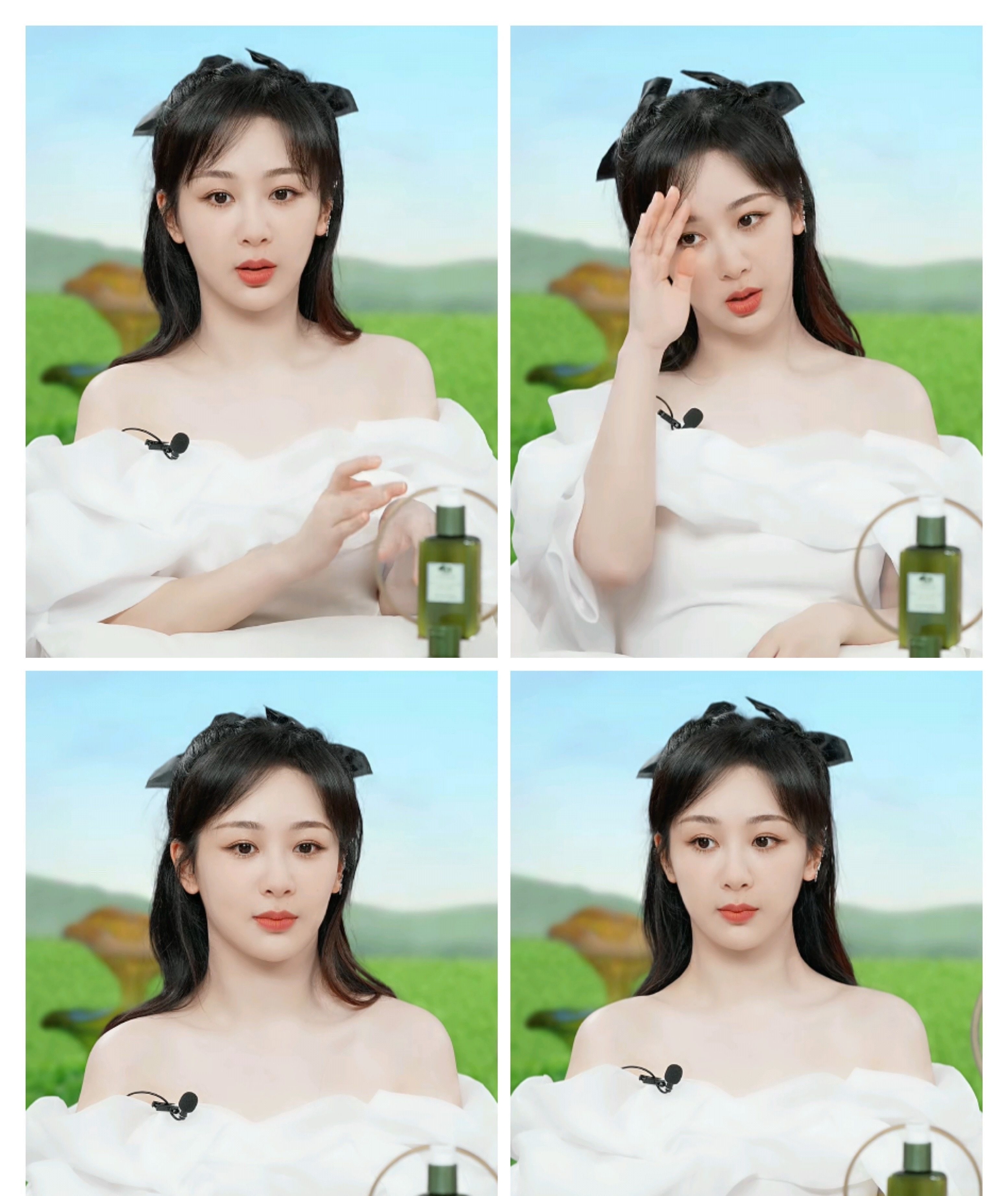 杨紫出席品牌直播活动，眼睛又大又亮，扑闪扑闪，好像个小猫咪休闲区蓝鸢梦想 - Www.slyday.coM