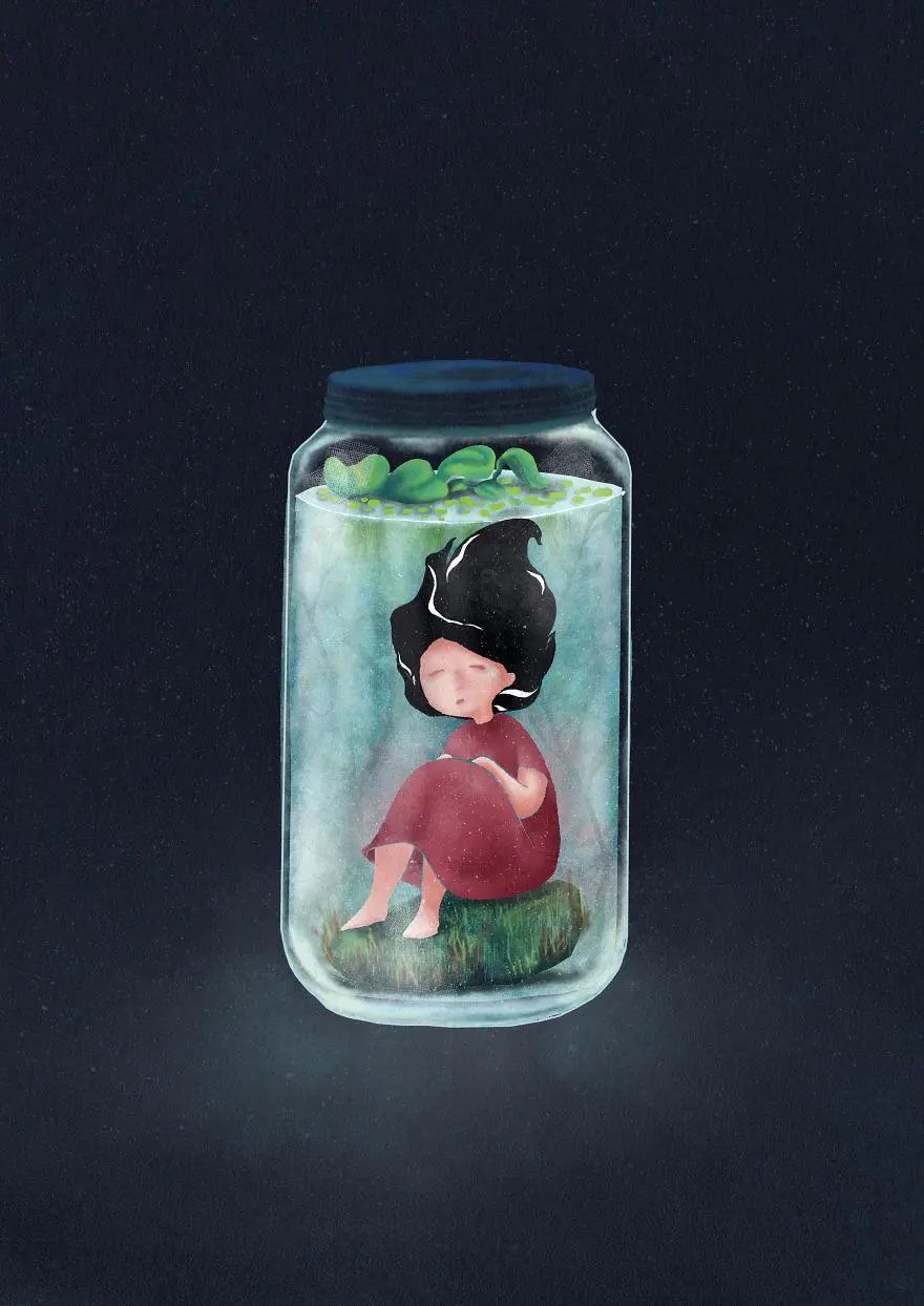 患有焦虑症的女孩用涂鸦治愈自己也温暖他人
