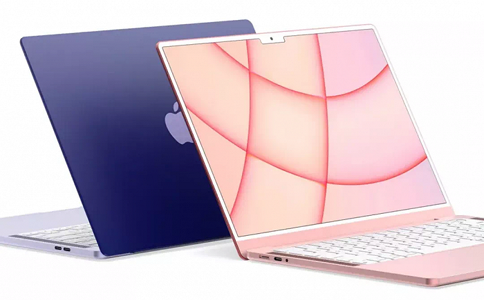 新款MacBook Air网络渲染图