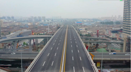 临沂再添东西向快速通道6月1日沂河高架路主线实现试通车