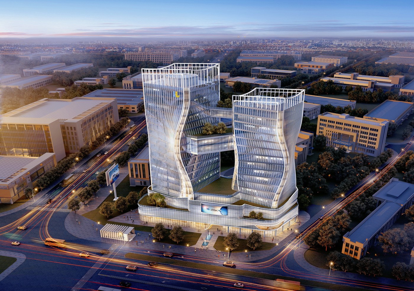 "无极之城" 希荻创新总部基地 / 卢馨儿 广东省华城建筑设计有限公司