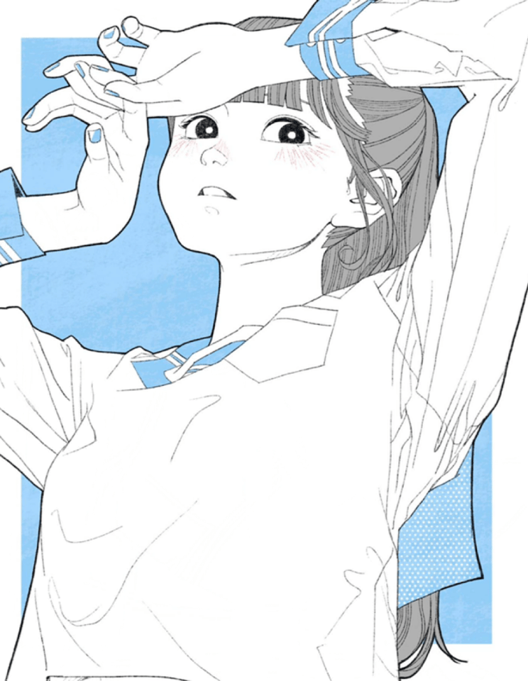 翻到一组很有特点的人物插画