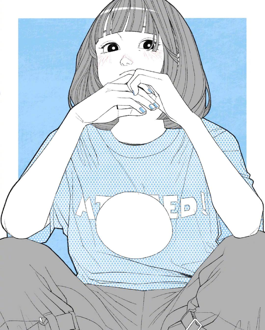 翻到一组很有特点的人物插画