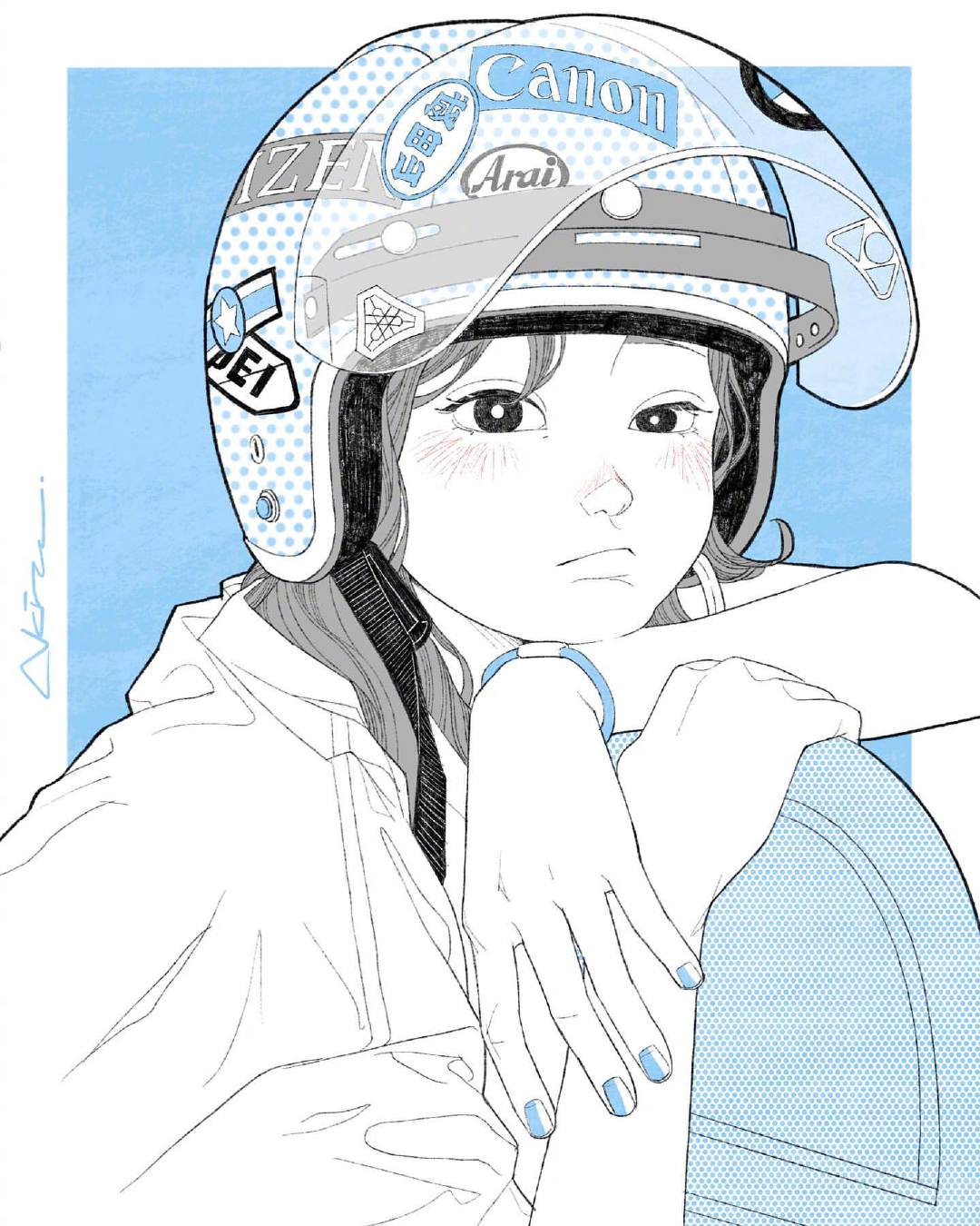 翻到一组很有特点的人物插画