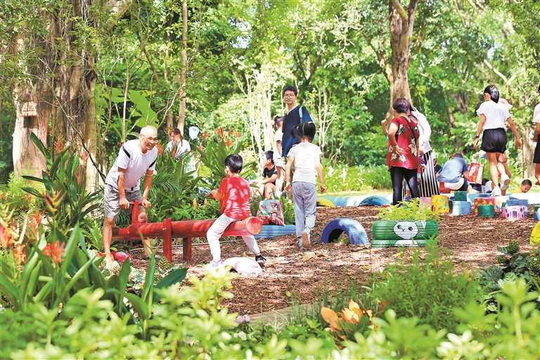 深圳儿童友好型公园带来满满幸福感