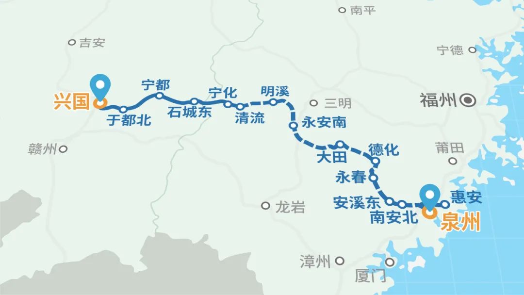 兴泉铁路传来最新消息