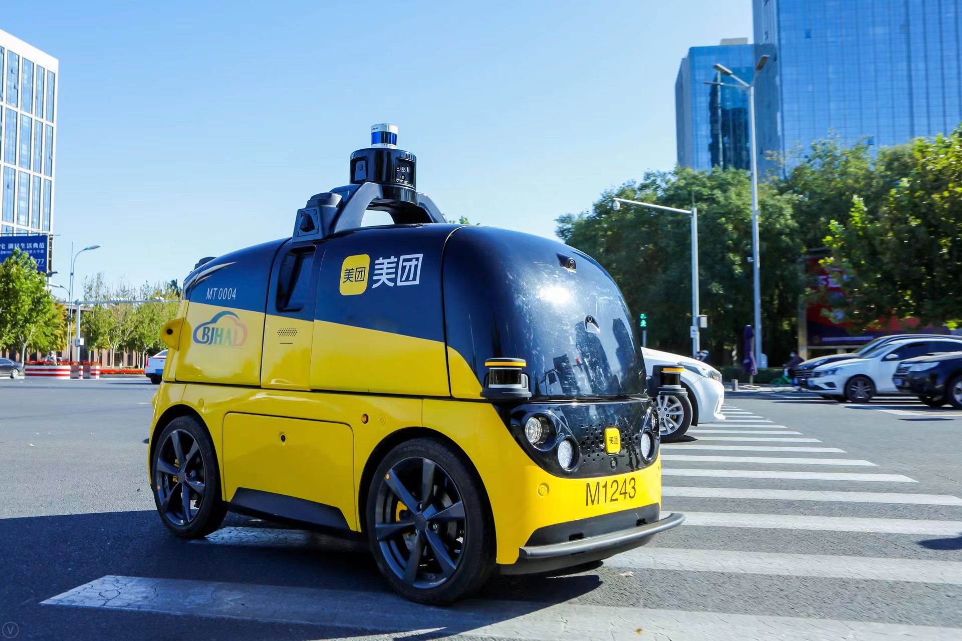 美团财报电话会美团自动配送车2020年以来已累计履约近220万单