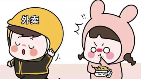 流浪狗偷拿外卖，被当场抓获，狗狗被教育的样子太可爱了休闲区蓝鸢梦想 - Www.slyday.coM