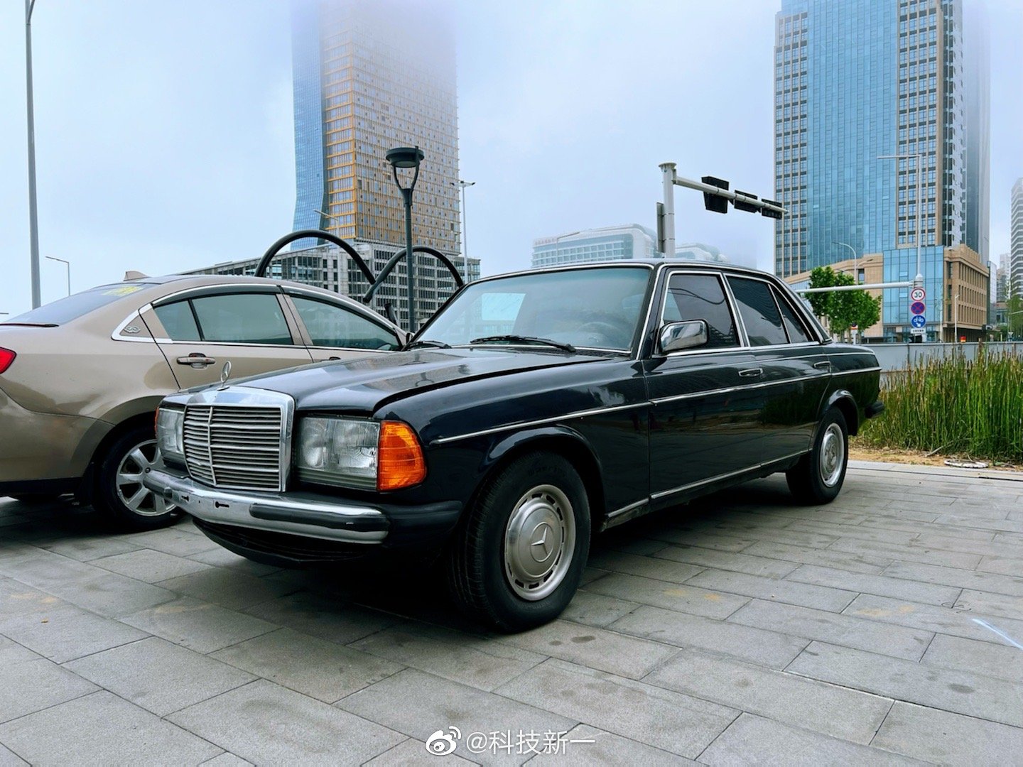 在公司楼下发现一辆神车,奔驰230e……-新浪汽车