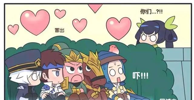 王者荣耀漫画孙尚香怀疑草里有人秀恩爱然后发现了自己老公