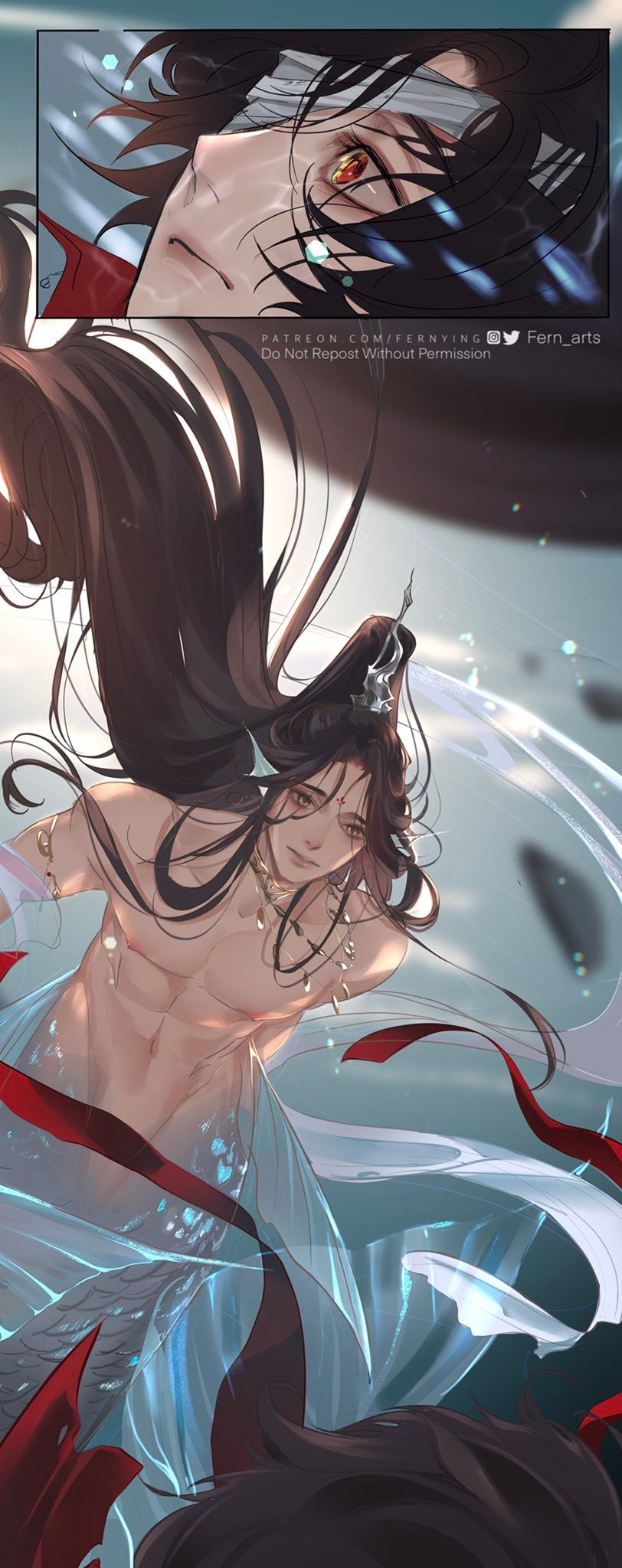 这一眼惊艳了时光,人鱼怜绝美