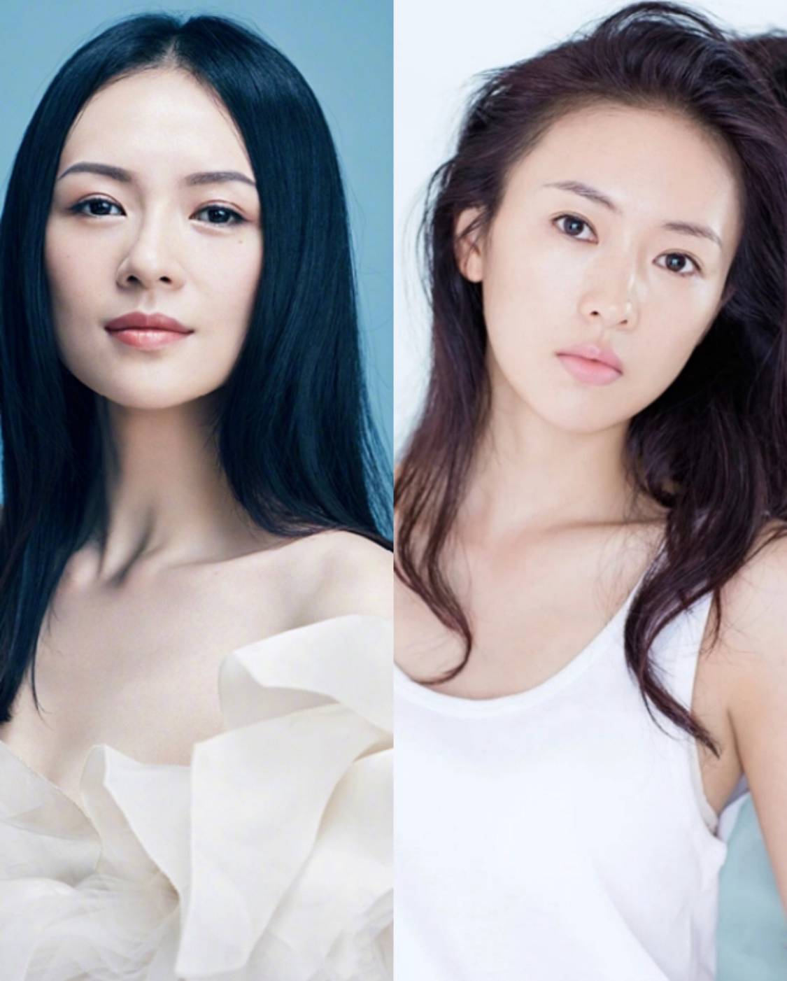 童瑶和章子怡虽然长得像但品味却天差地别看出了气质的重要性