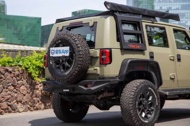 bj40新派改装手册复古绿加户外风解锁硬派越野另一面