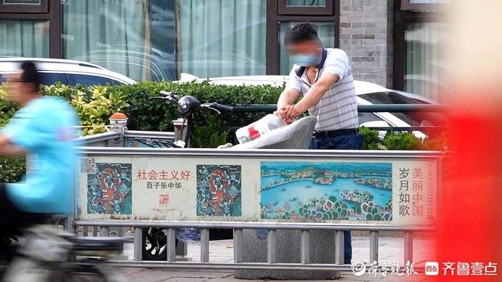 济南高温天直饮台喝水的人多，“大桶客”们休息下吧！休闲区蓝鸢梦想 - Www.slyday.coM