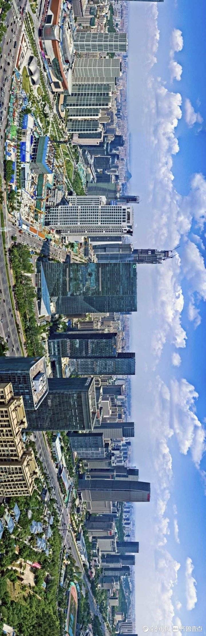 济南cbd全景图气势非凡,大批企业入驻发展迅速|济南市|山东省_新浪新