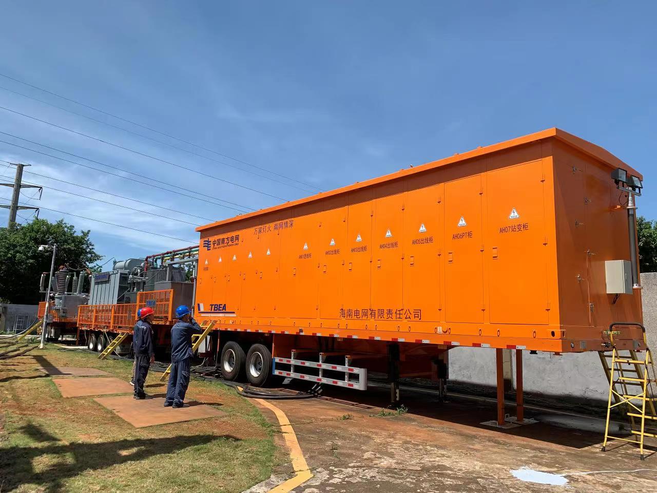 国内首个5g移动变电站在海口送电成功