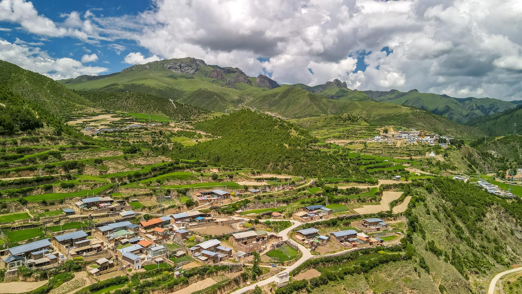 有一个不为人知的乡村,景色美如世外桃源|甘肃|若尔盖县|世外桃源