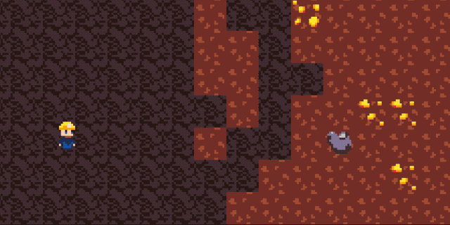 游戏地址：https://svntax.itch.io/golem-caves