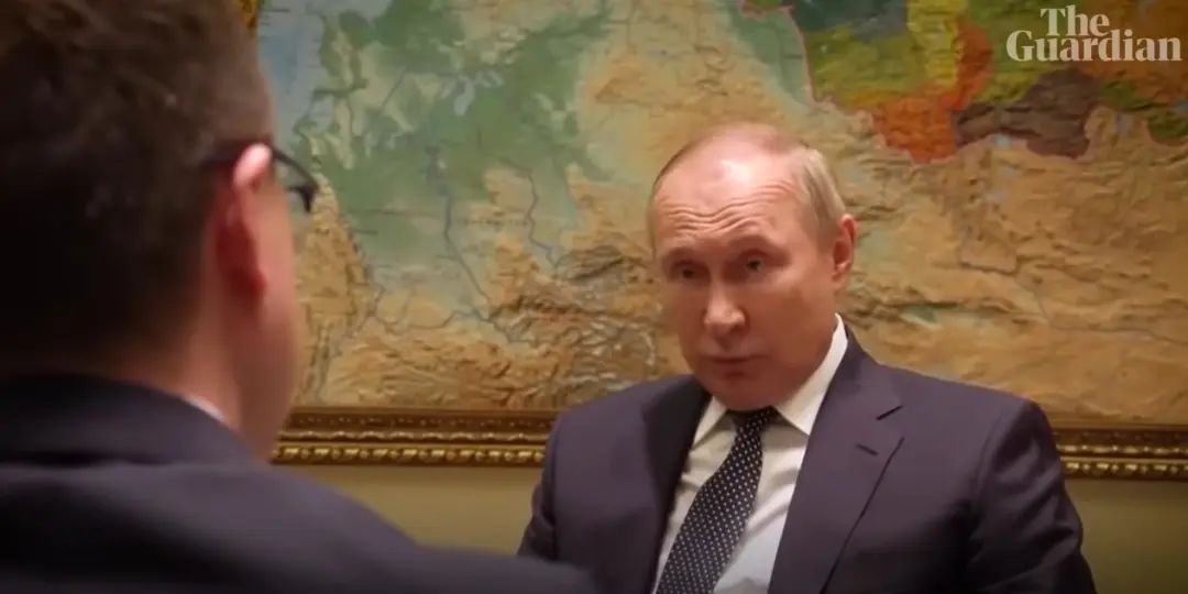 普京接受Rossiya-1採訪（視頻截圖）