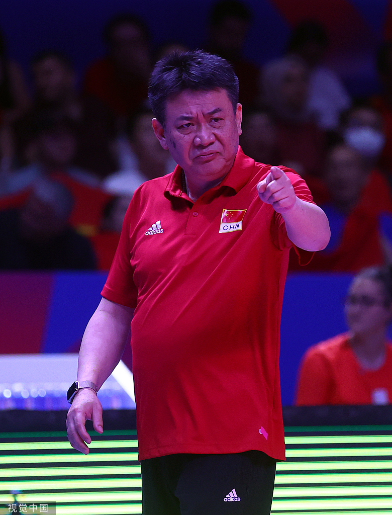 中国女排新帅蔡斌.