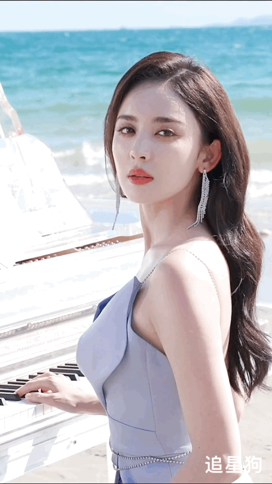古力娜扎在海边这套图真的可以美哭我