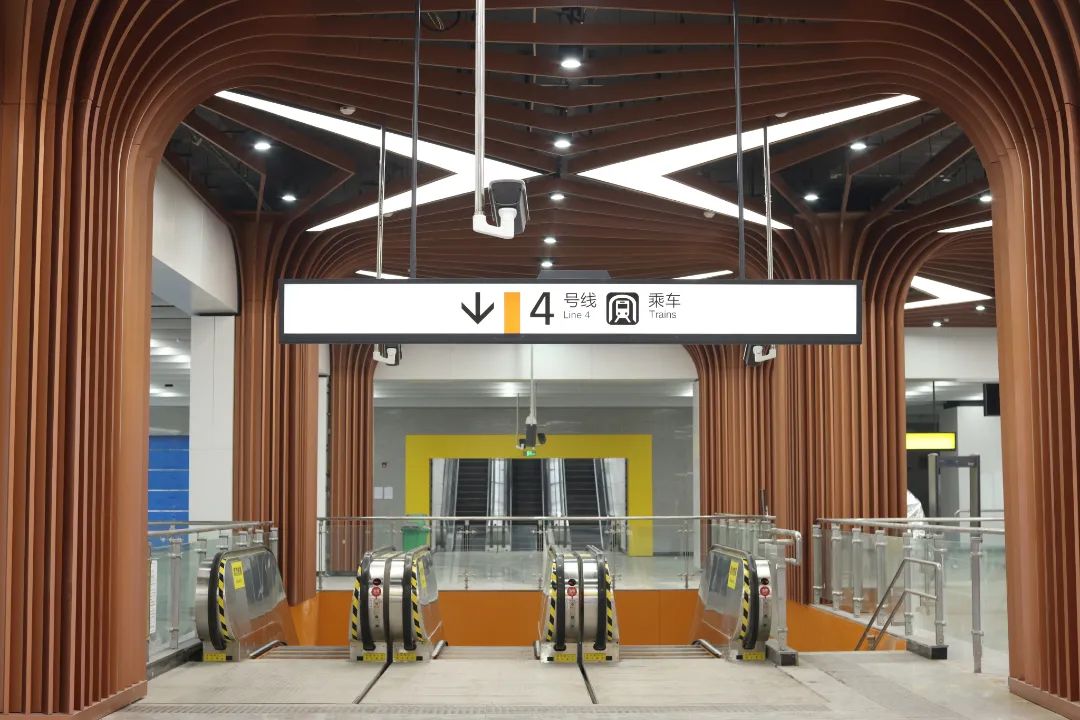 复盛站与规划15号线换乘普福站与规划14号线换乘重庆轨道交通4号线