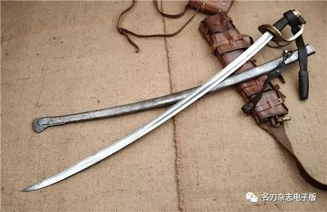 到了第一次世界大战时期,法国骑兵依然装备着1822式马刀.