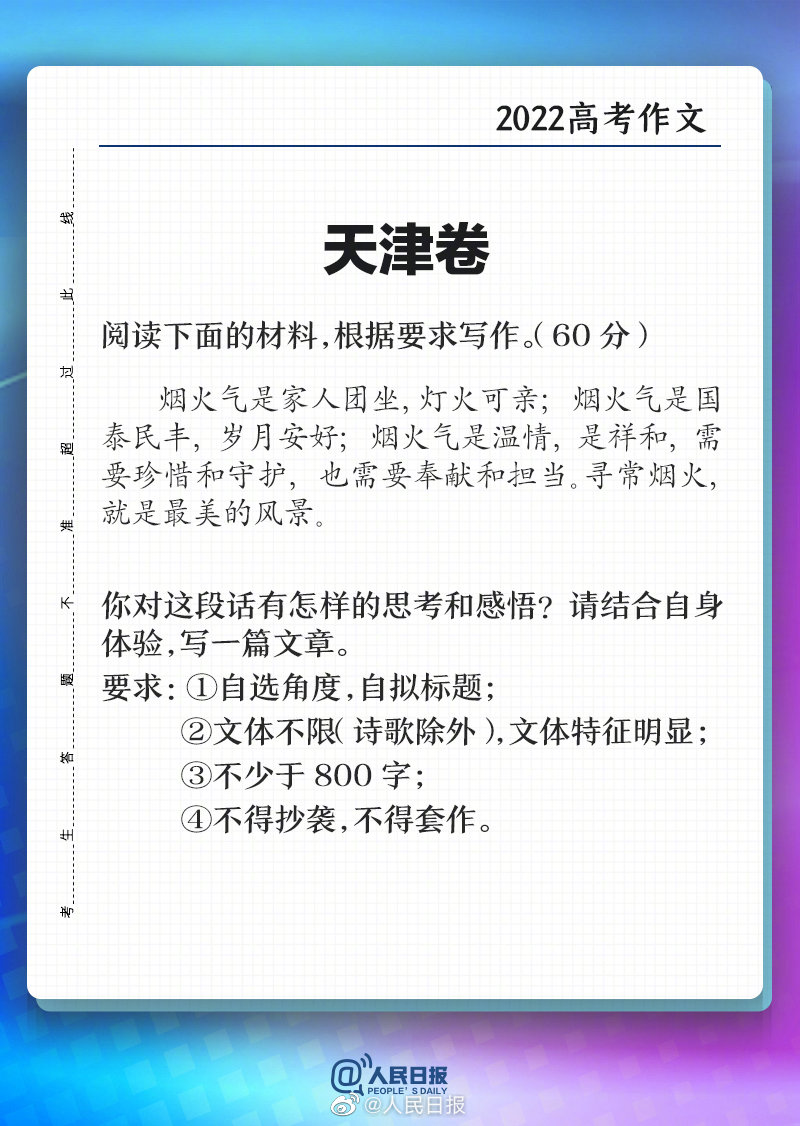 2022高考作文全国甲卷作文难倒网友：还好毕业得早休闲区蓝鸢梦想 - Www.slyday.coM