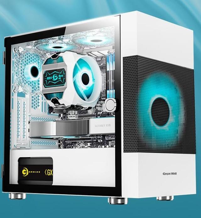 纯白侧头阿基米德matx机箱129元