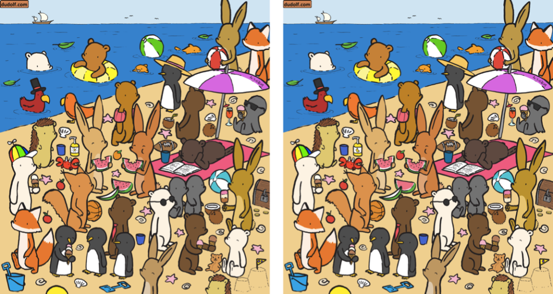 8幅噩梦级的找茬图真心难到哭让人怀疑题目都是错的