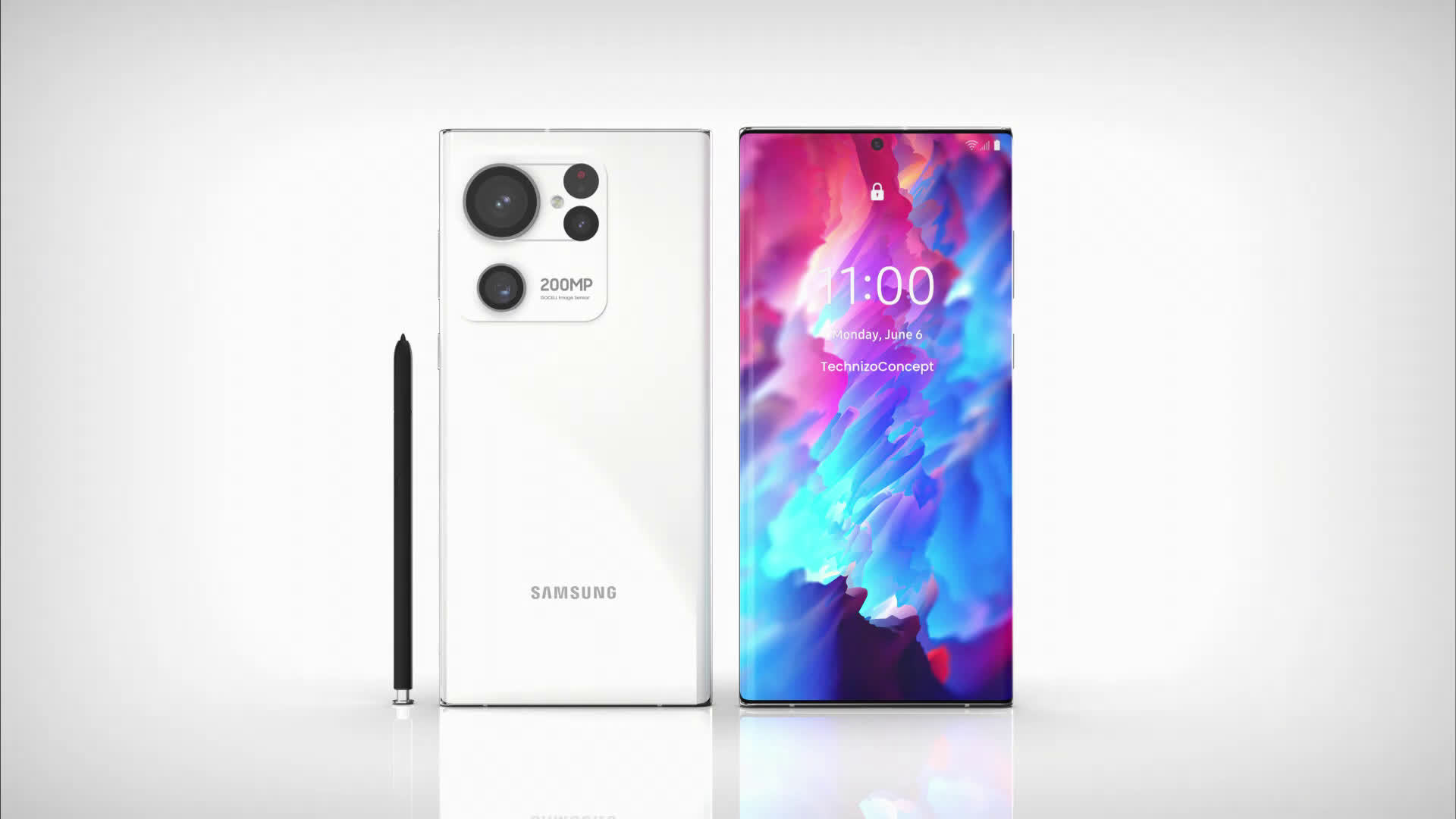 三星s23u 概念机:曲面屏,手写笔,两亿像素相机