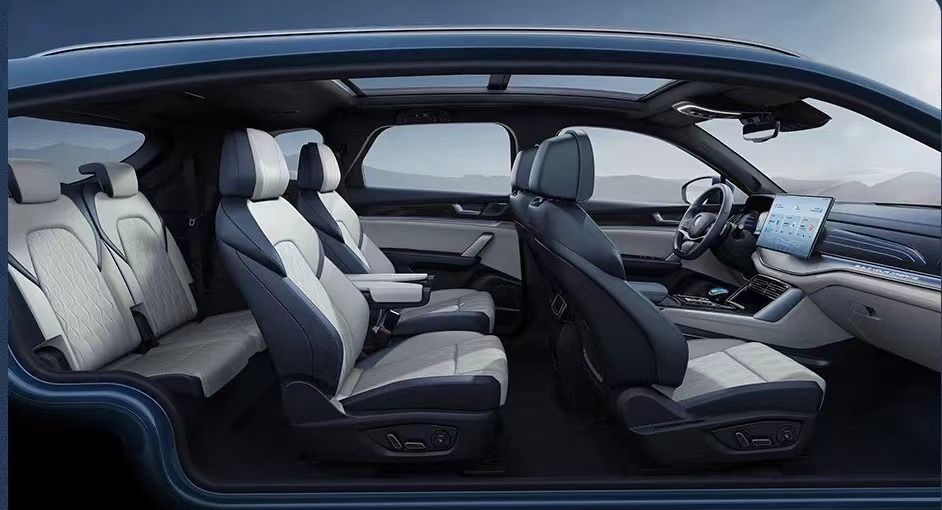 比亚迪唐dmp内饰官图正式发布有6座版可选6月9日开启预售