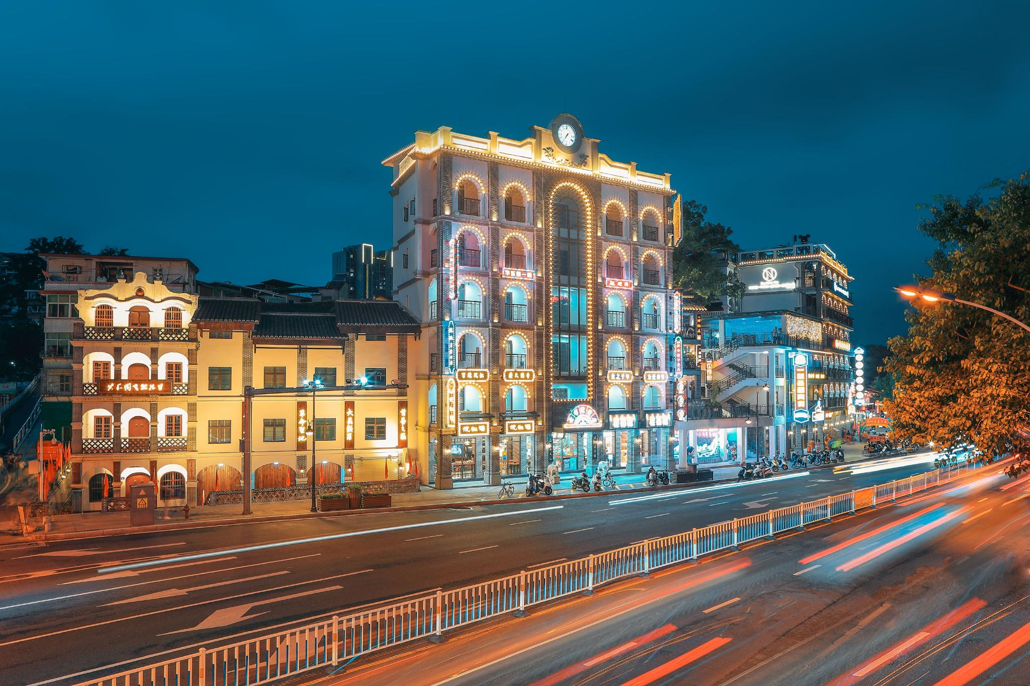 杂乱无章的南门头老街,如今通过改造成了龙岩市区新晋网红打卡地