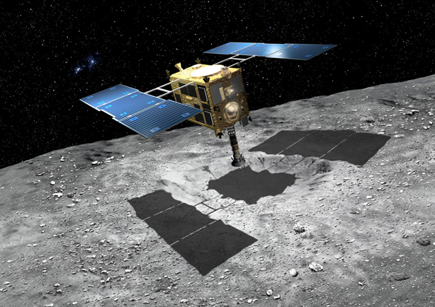 “隼鸟”小行星探测器采集小行星样本
