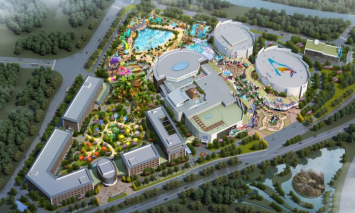 全球一流的海洋馆四季海水浴场海洋生态亲子酒店舟山这一度假区明年初