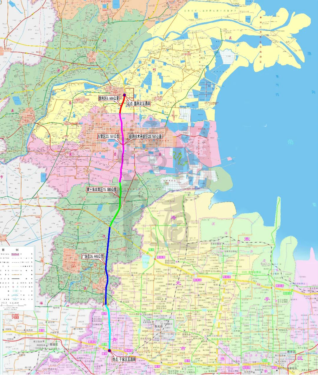 s222央赣线安丘绕城段清点评估基本完成;s309田高线寿光段改建工程