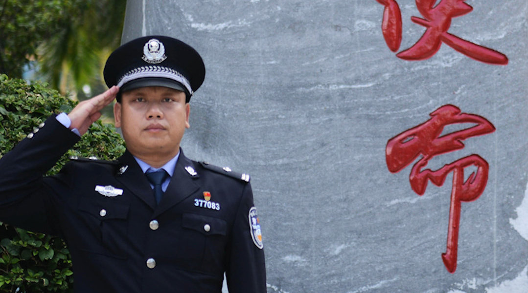 蔡晓东被追授一级英模生前警号377083被保留