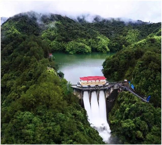 大田坑口库泄洪!巨大水流奔涌而出,震撼|泄洪|水库|降雨_新浪新闻