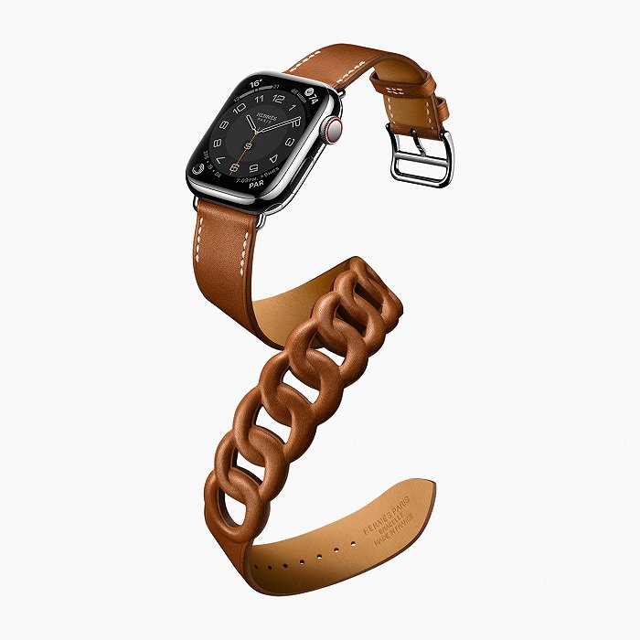 爱马仕为Apple Watch设计的表带 图片来源：Apple苹果