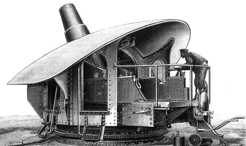 经历了两次世界大战的旧式重炮,德国28厘米haubitze海防炮__财经头条