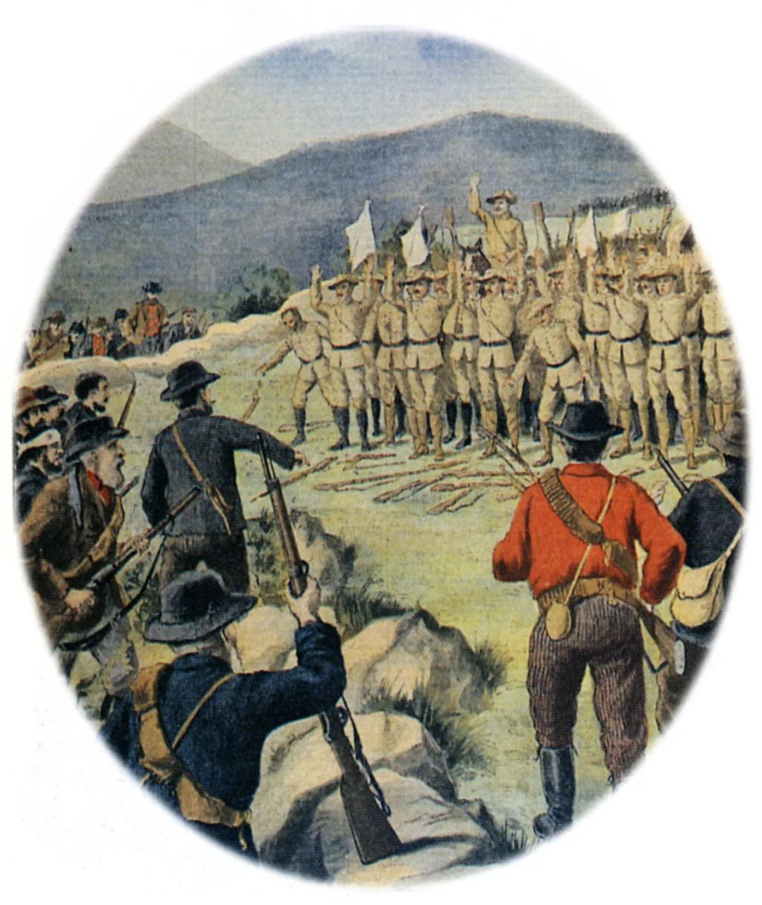 当年南非被欺压的白人搞起种族隔离