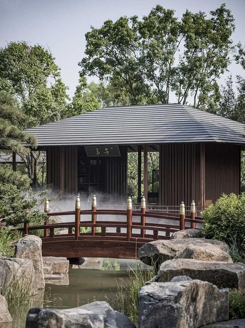 这样的凉亭太美了