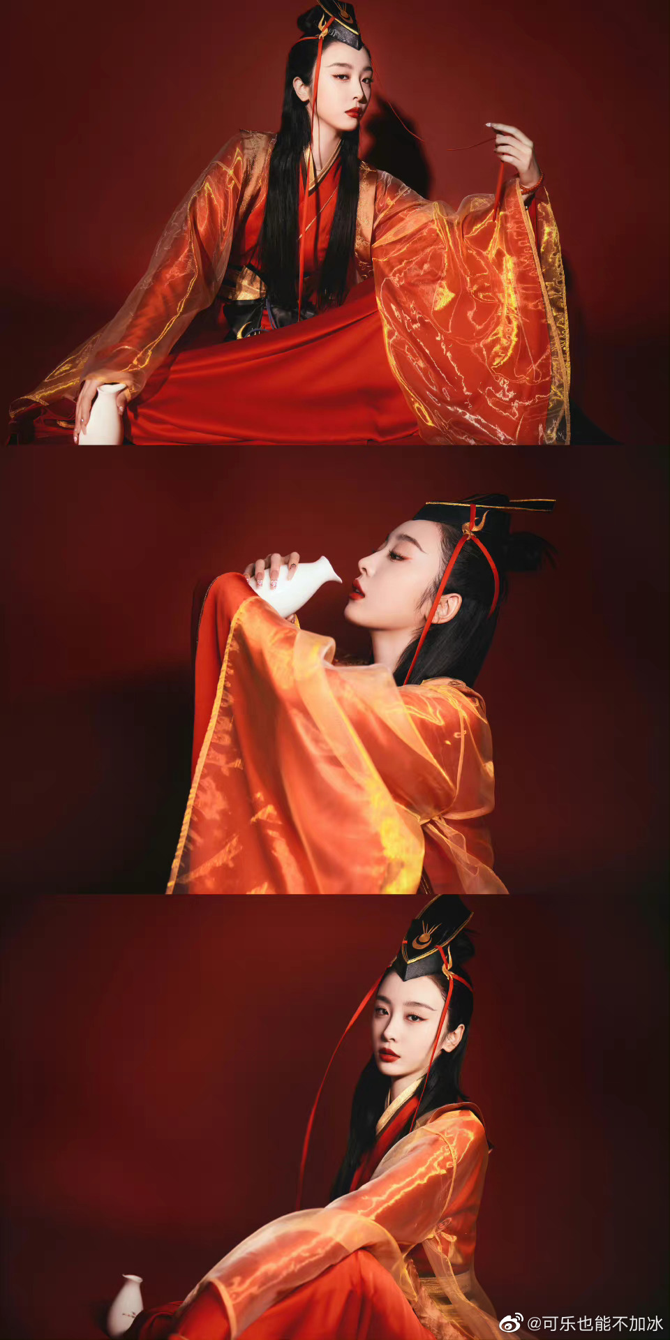 赵小棠cos东方不败这张脸是带着点英气的