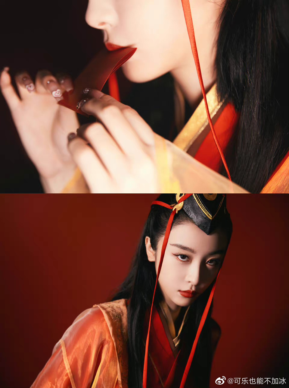 赵小棠cos东方不败这张脸是带着点英气的