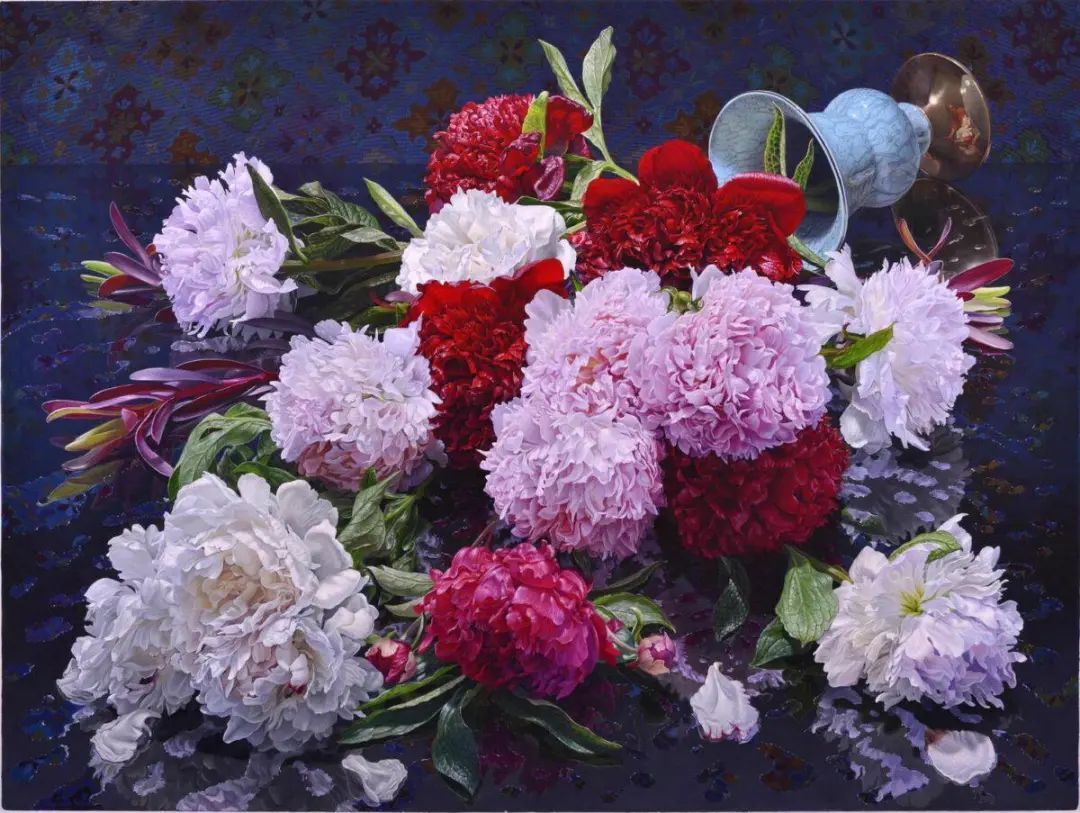 他的超写实静物画太特别了鲜艳的色彩让人眼前一亮