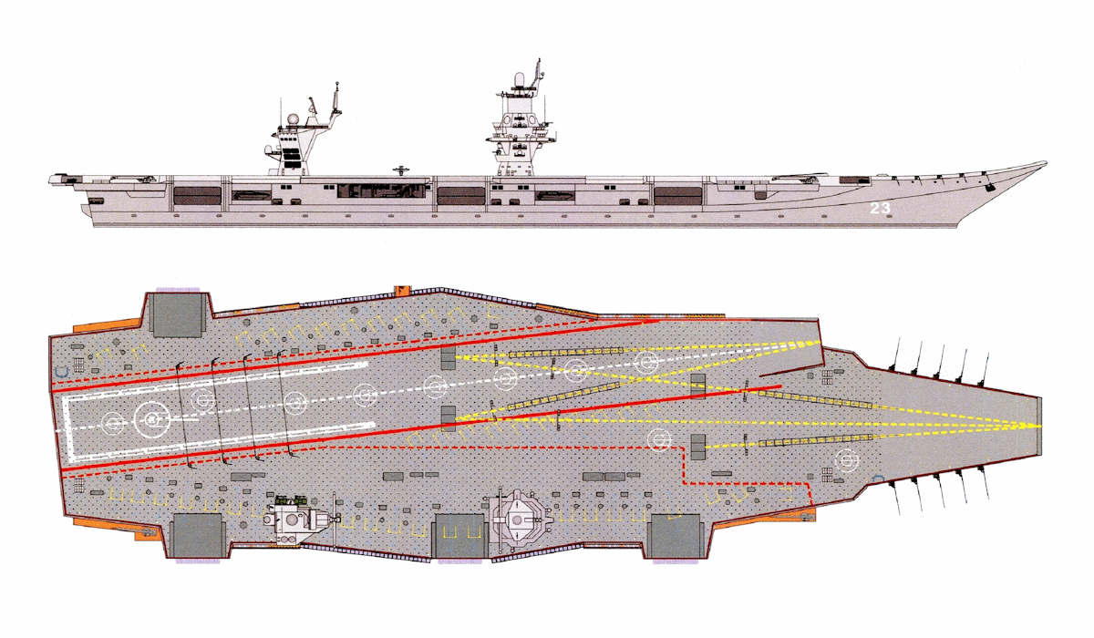 福特级航母结构图图片