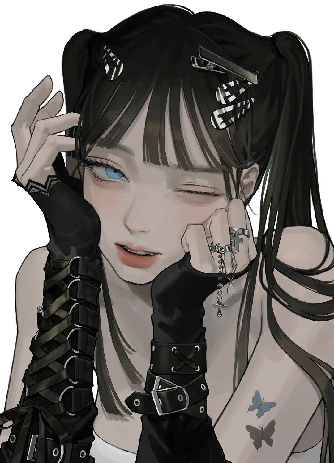 插画师dkfhd 笔下酷酷的小姐姐 twi:eriol_s2