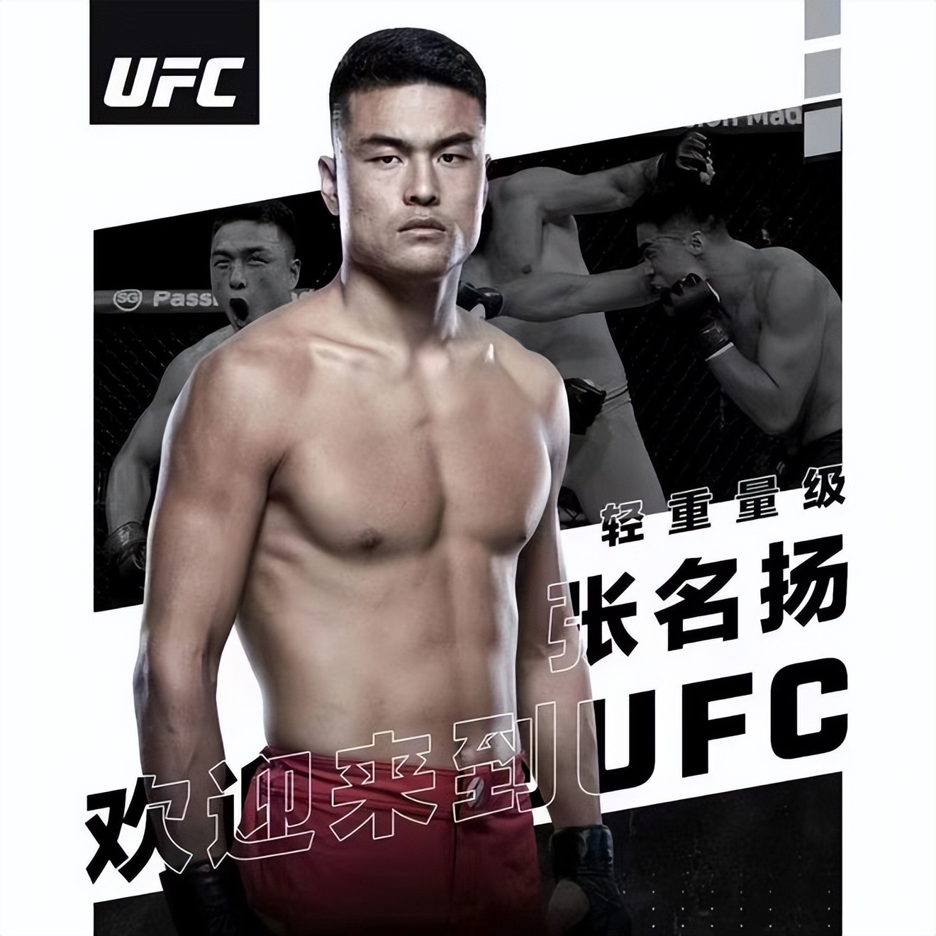 首战UFC精英赛，张名扬便拿到正赛合同！但击倒对手仍补刀引争议