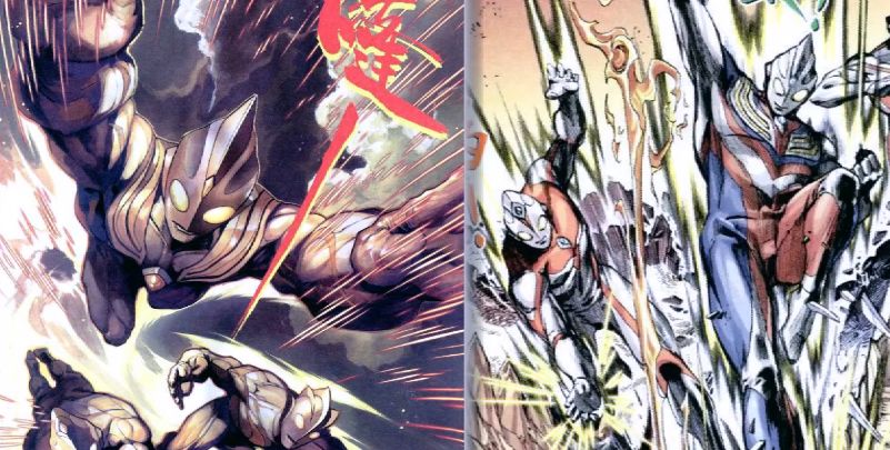 迪迦奥特曼与迪迦在一起的另外两座石像你知道他们的名字吗